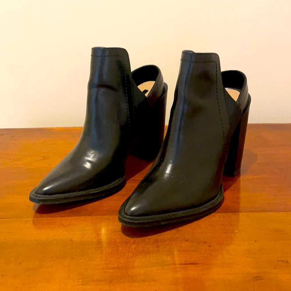 Zara open back bootie